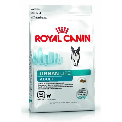 غذای خشک سگ نژاد کوچک (زندگی شهری) بالای 10 ماه/ 1.5 کیلویی/ Royal Canin URBAN LIFE ADULT S